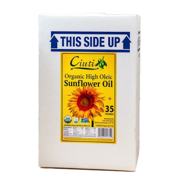 Sunflower Oil HO Org NGP 35lb